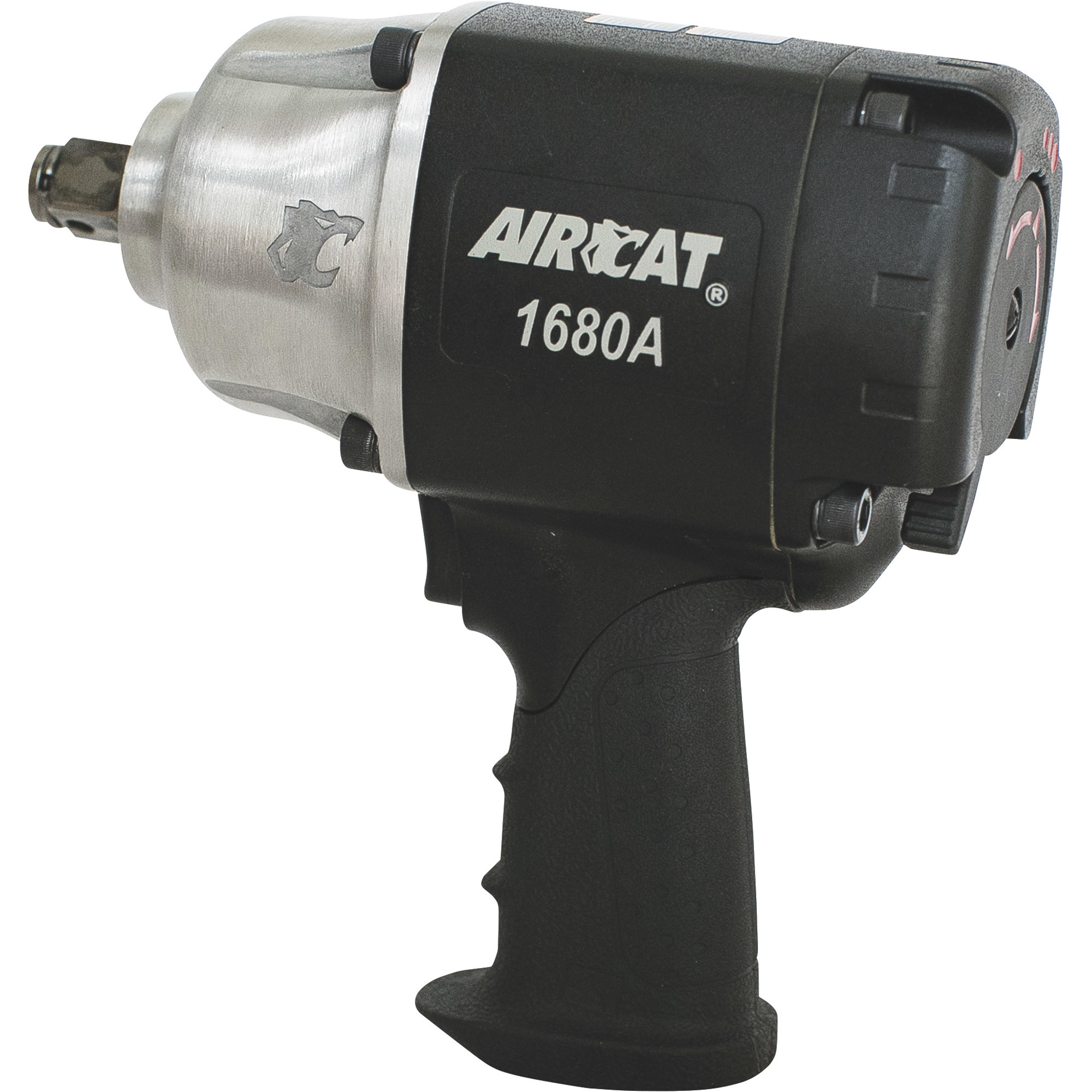 AIRCAT Air Impact Wrench, 3/4in. Drive, 8 CFM, 1600ft./lbs. Torque, Model# 1680-A